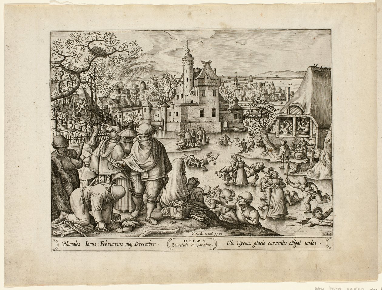 Winter, uit De Vier Seizoenen door Pieter van der Heyden