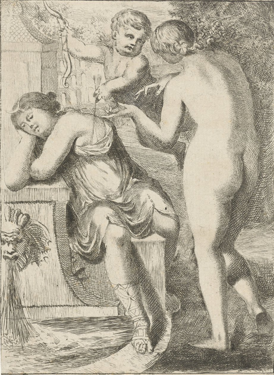 Diana en Venus door Pieter van der Plas (II)