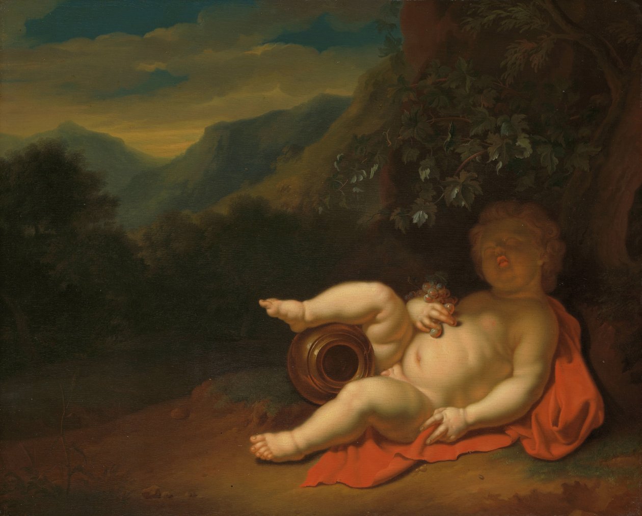 De jonge Bacchus door Pieter van der Werff
