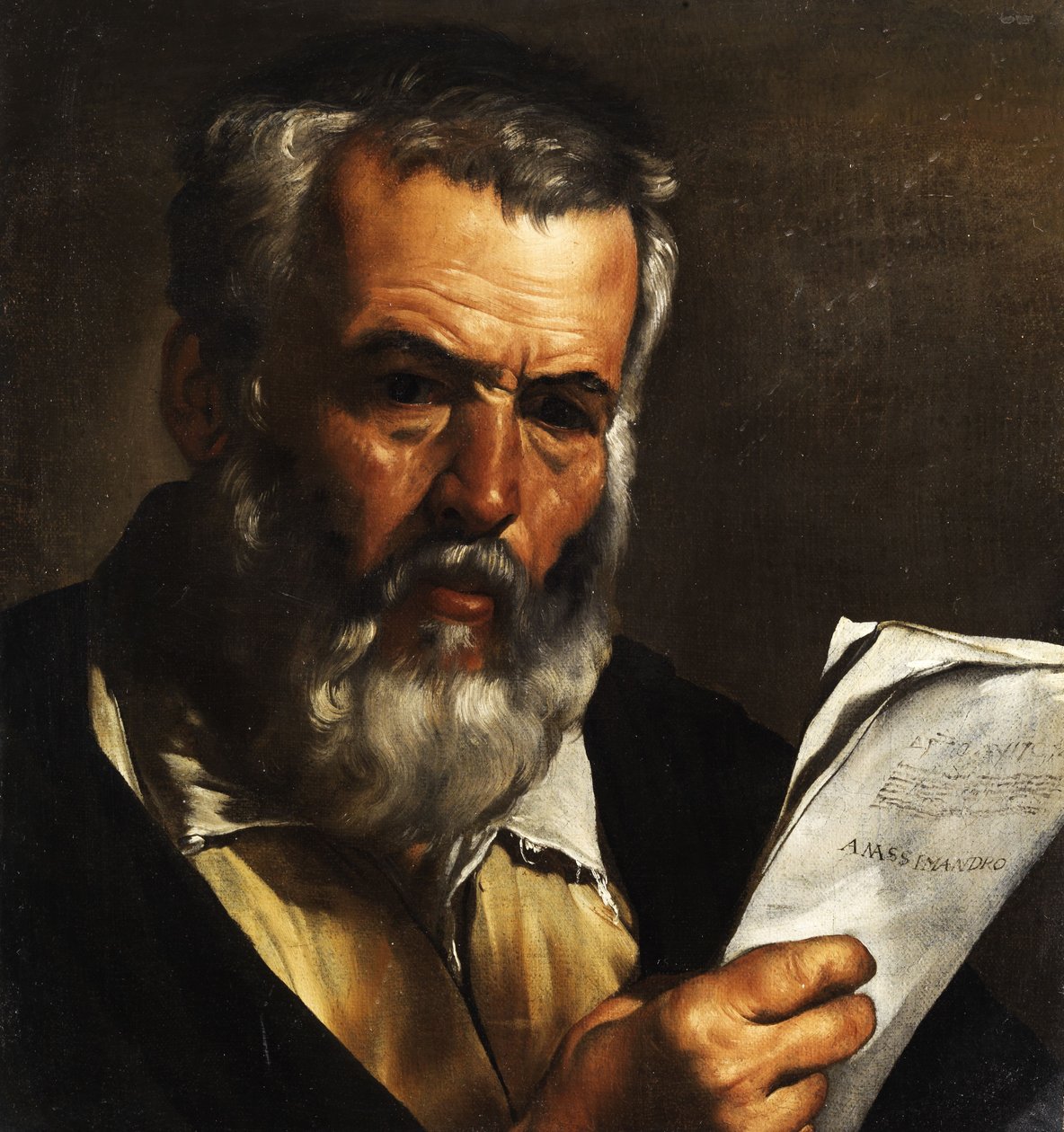 Portret van de filosoof Anaximander door Pietro Bellotti