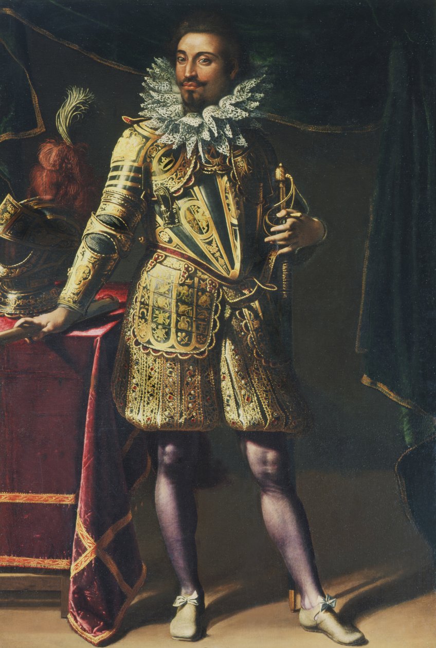 Portret van prins Michele Peretti door Pietro Facchetti