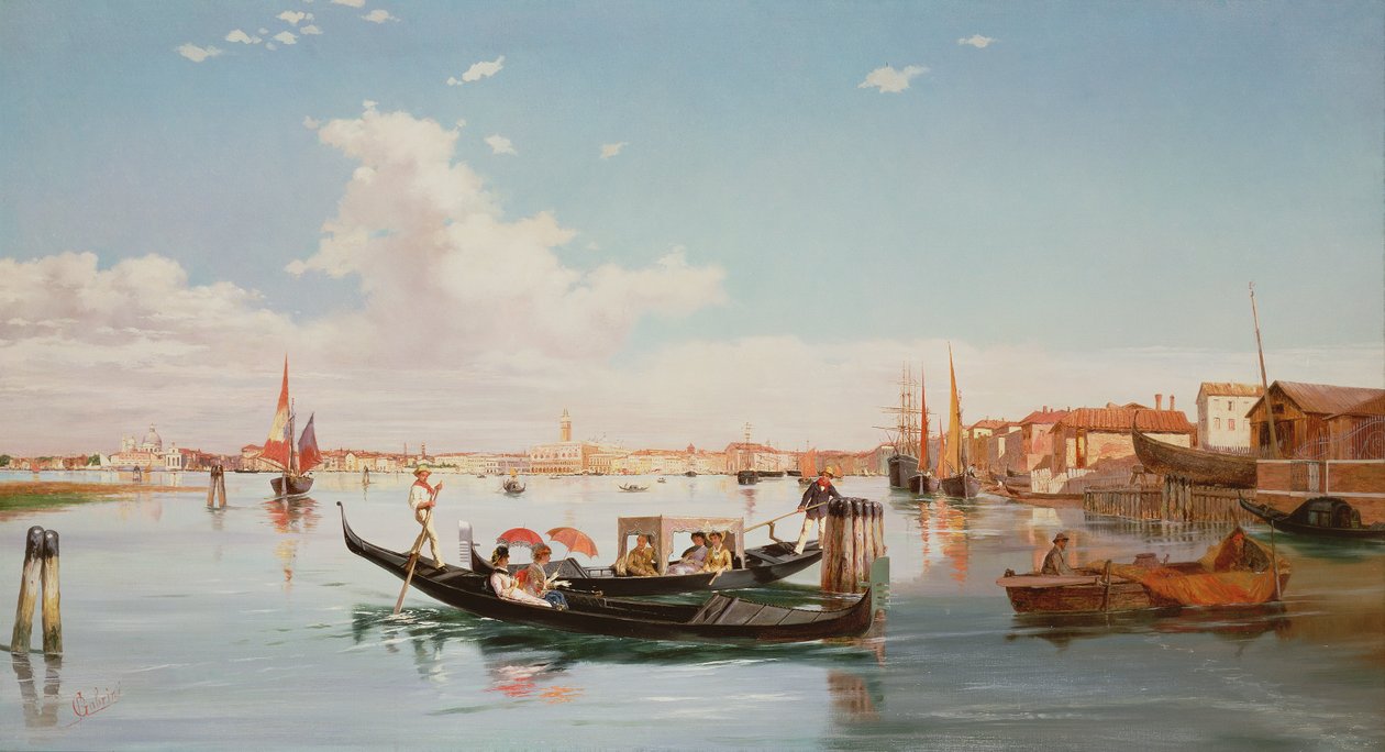 De Lagune, Venetië door Pietro Gabrini