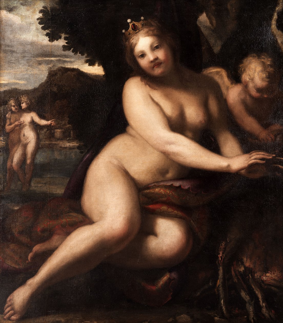 Sine Cerere et Baccho friget Venus door Pietro Liberi