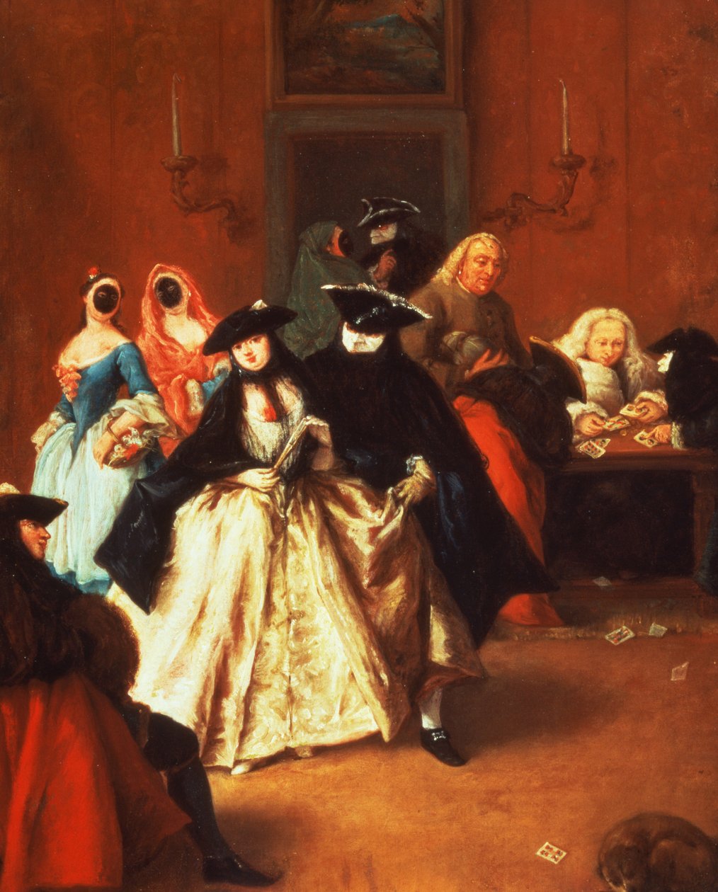 De salon door Pietro Longhi