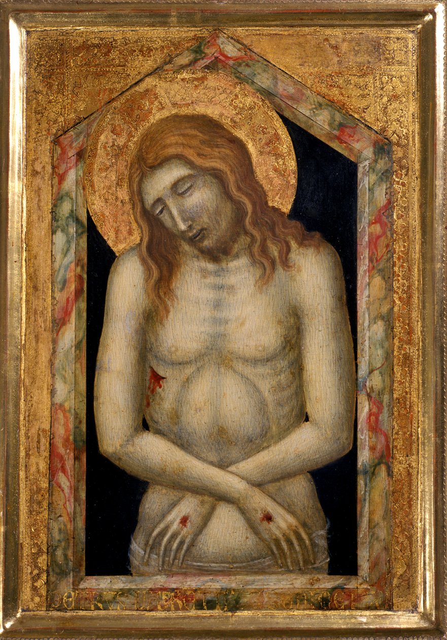 Christus lijdend, ca.1330 door Pietro Lorenzetti
