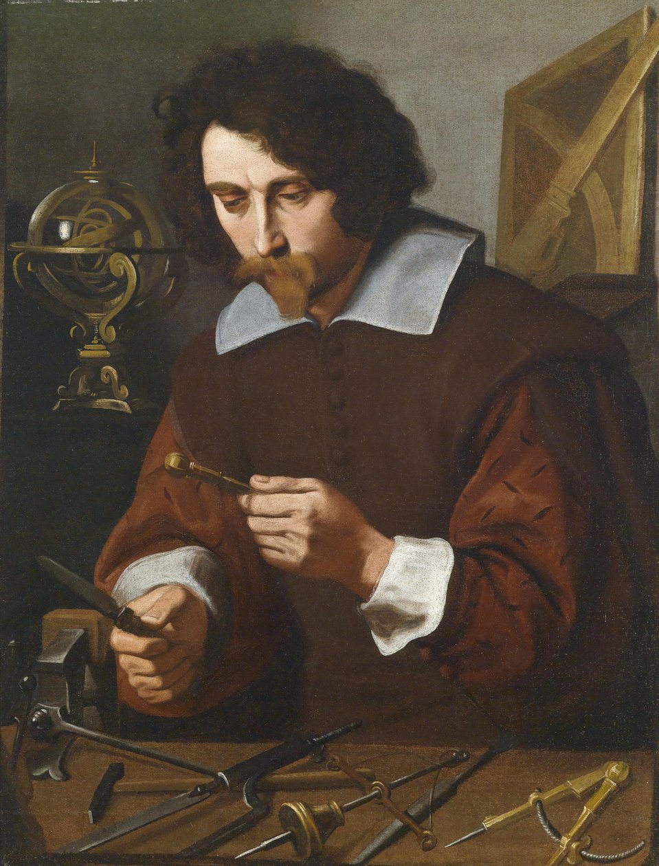 Een uitvinder van wiskundige instrumenten door Pietro Paolini