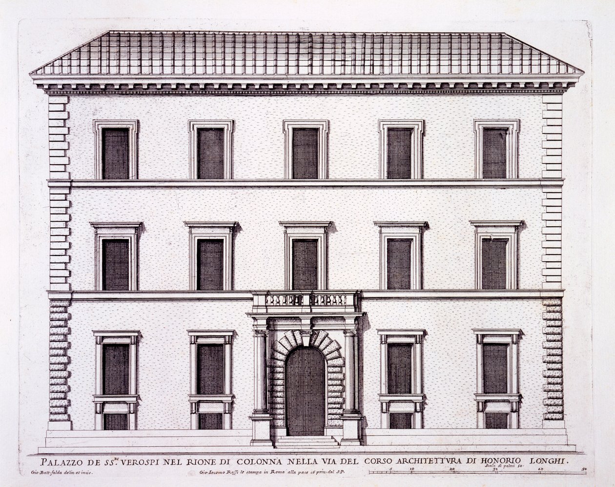 Palazzo Verospi, Rome, uit 