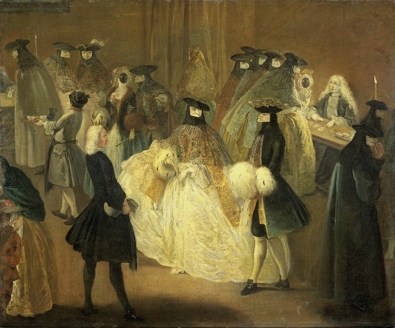 Het Casino door Pietro (school of) Longhi