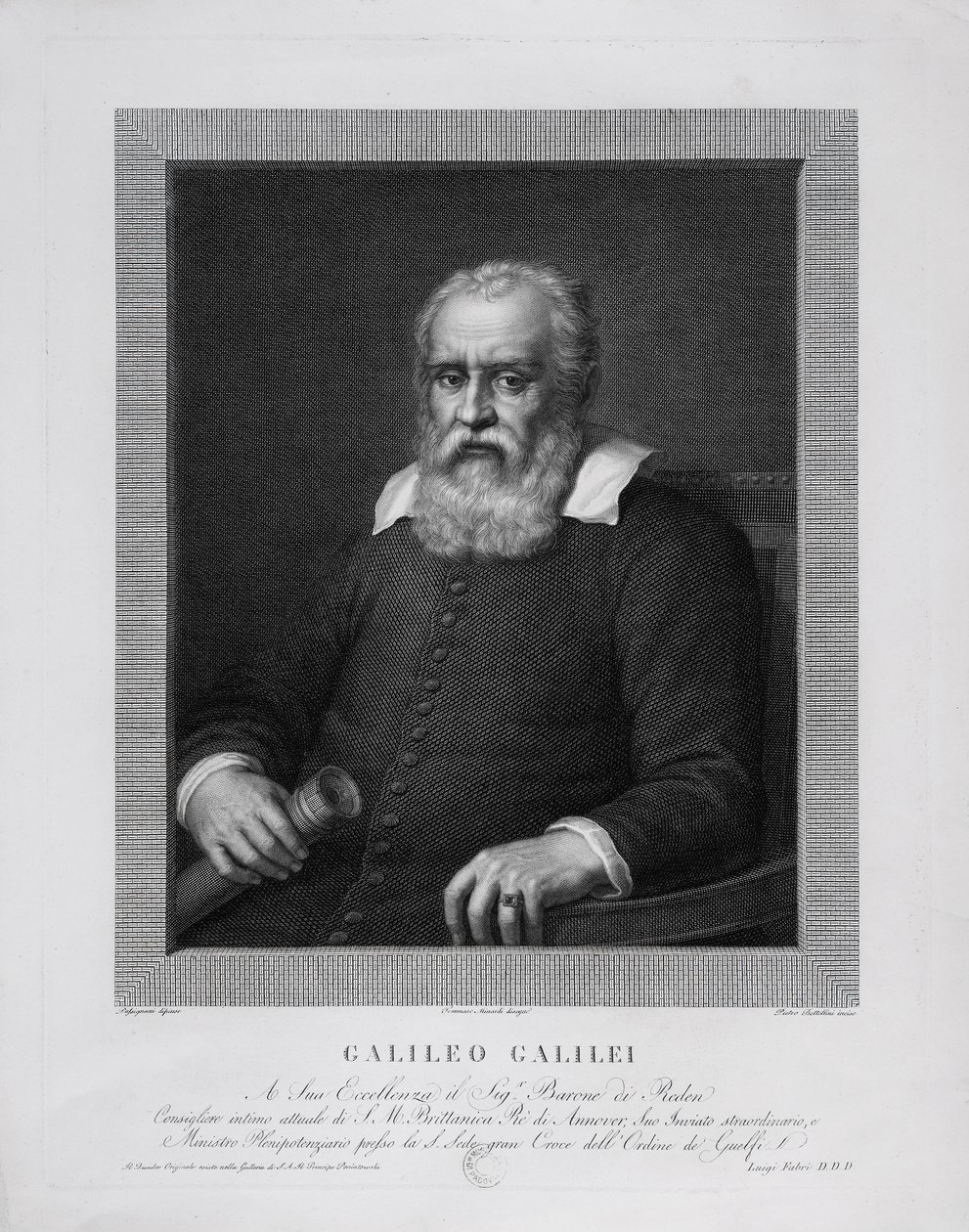 Galileo Galilei door Pietro Bettelini