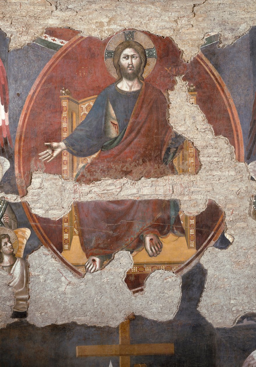 Het Laatste Oordeel: Christus triomfeert (detail) door Pietro Cavallini