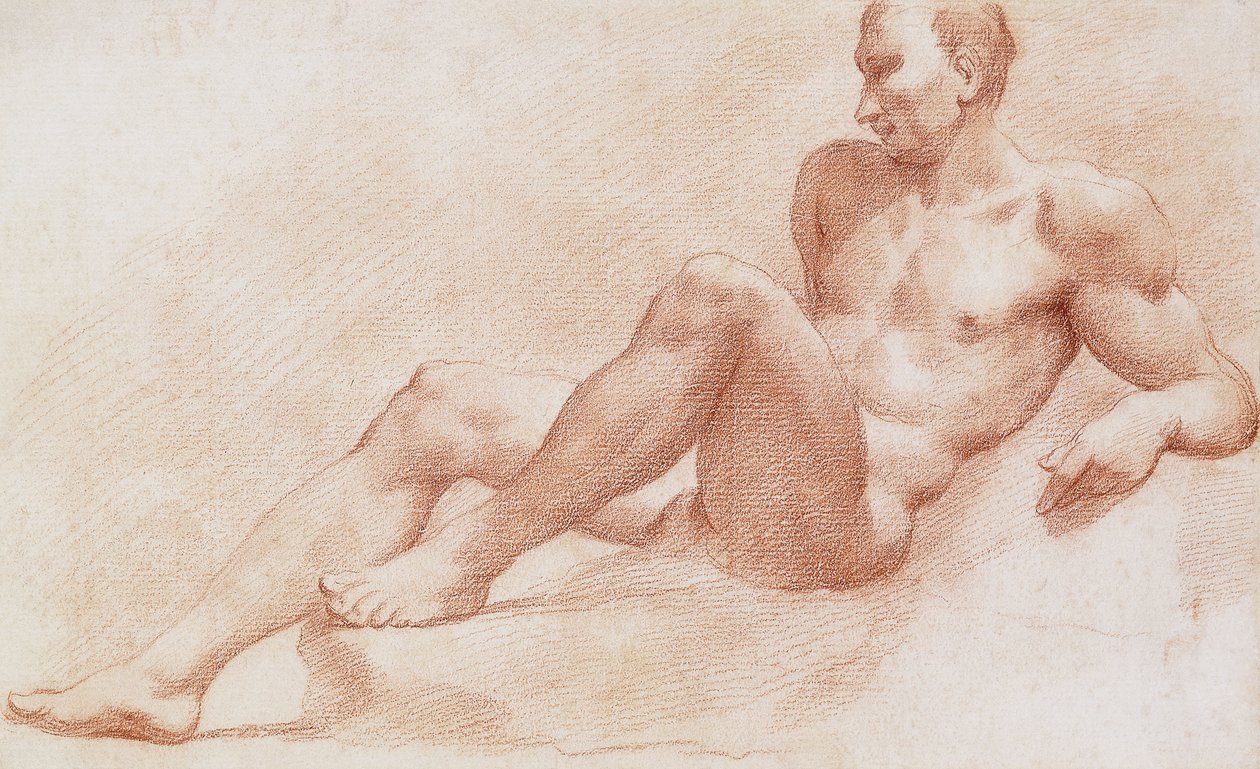 Een liggende naakt door Pietro Dandini