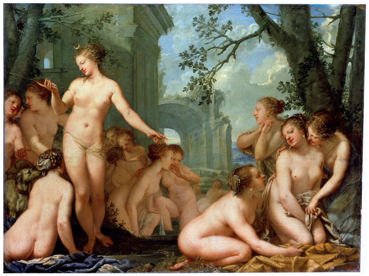 Diana en Callisto, 17e eeuw door Pietro Liberi