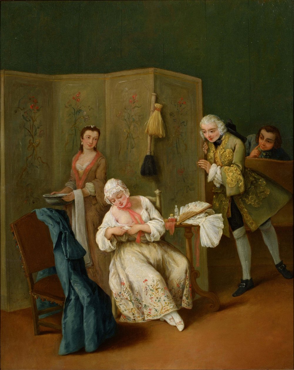 De Onbescheiden Heer door Pietro Longhi