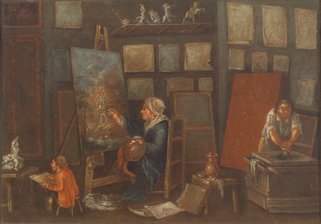 De Schilder door Pietro Longhi