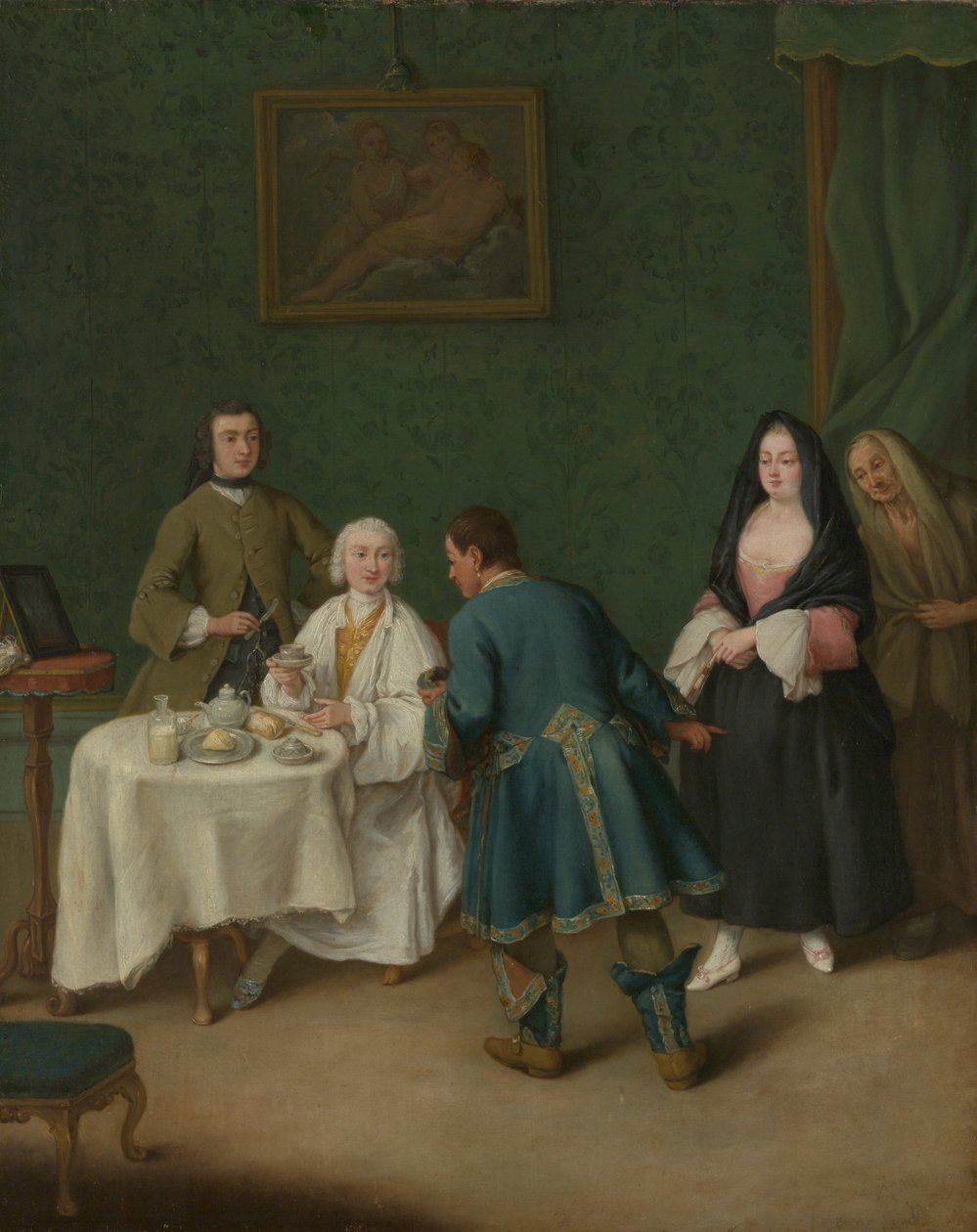De verleiding door Pietro Longhi