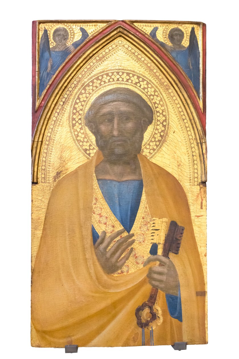 Sint Pieter, ca. 1329 door Pietro Lorenzetti
