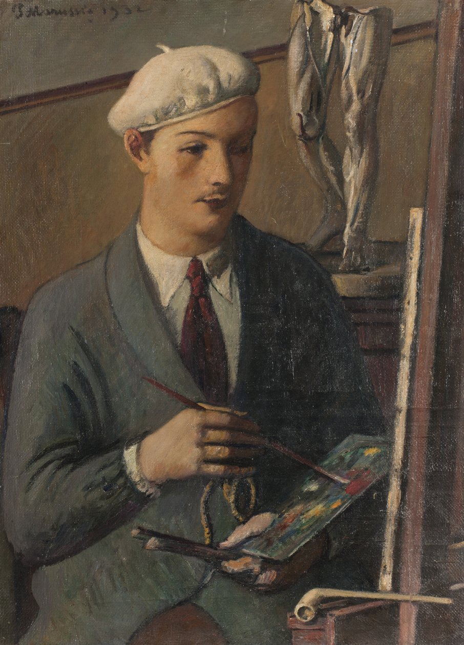 Portret van een jonge schilder, 1932 door Pietro Marussig