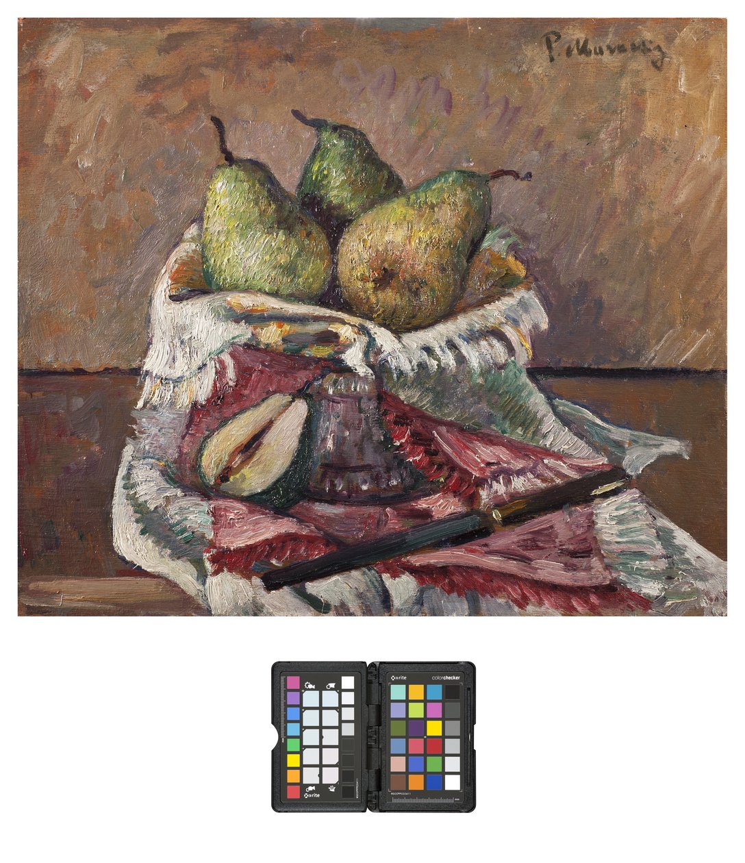 Stilleven met peren, 1928 door Pietro Marussig