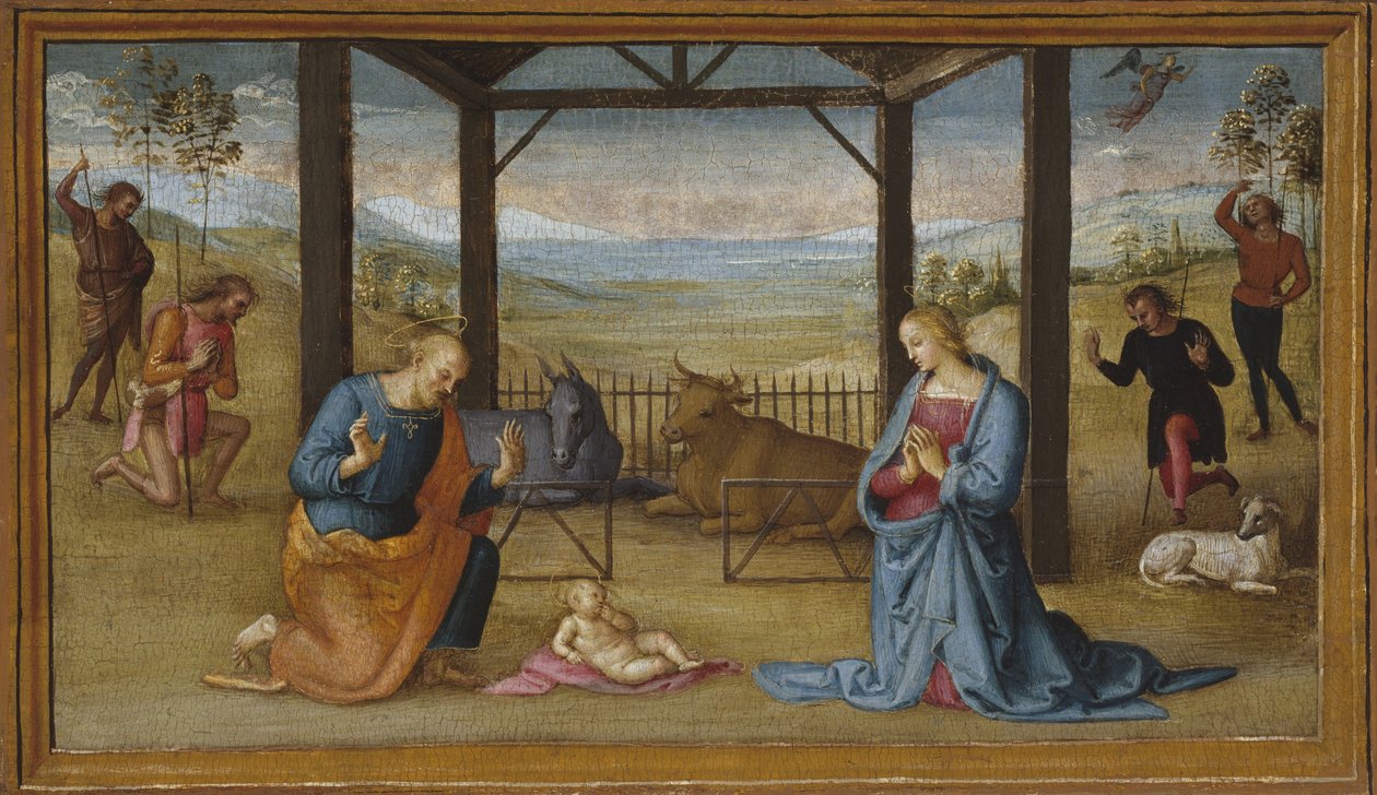 De Geboorte door Pietro Perugino