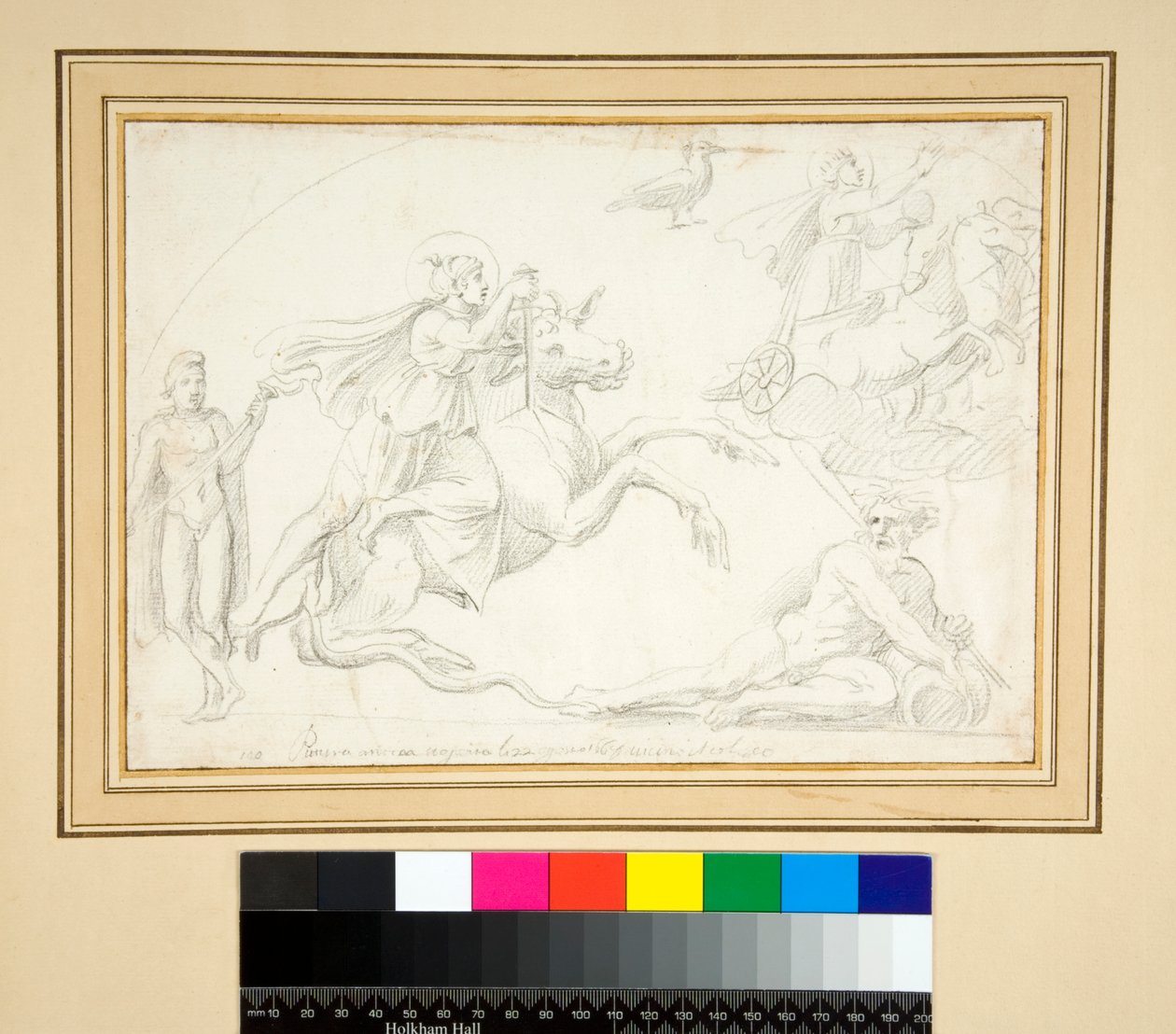 Mithraïsche scène door Pietro Santi Bartoli