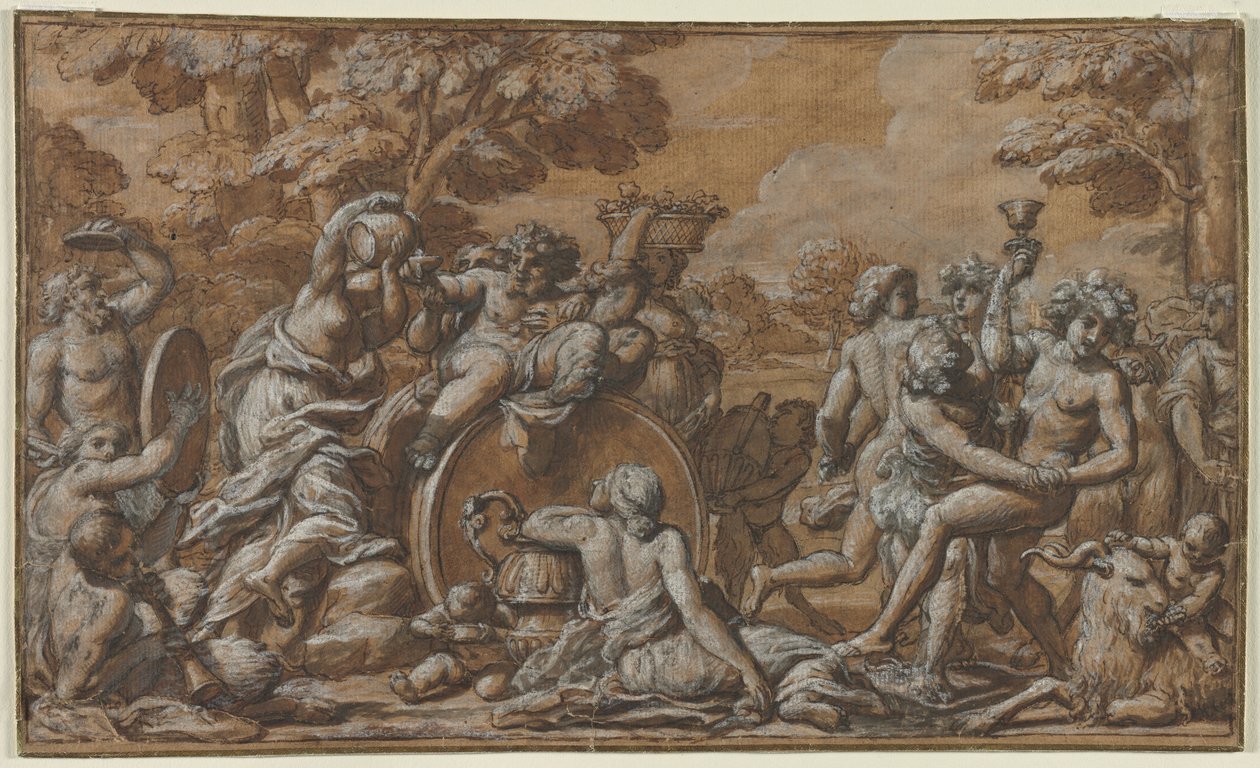 Bacchanaal door Pietro da Cortona
