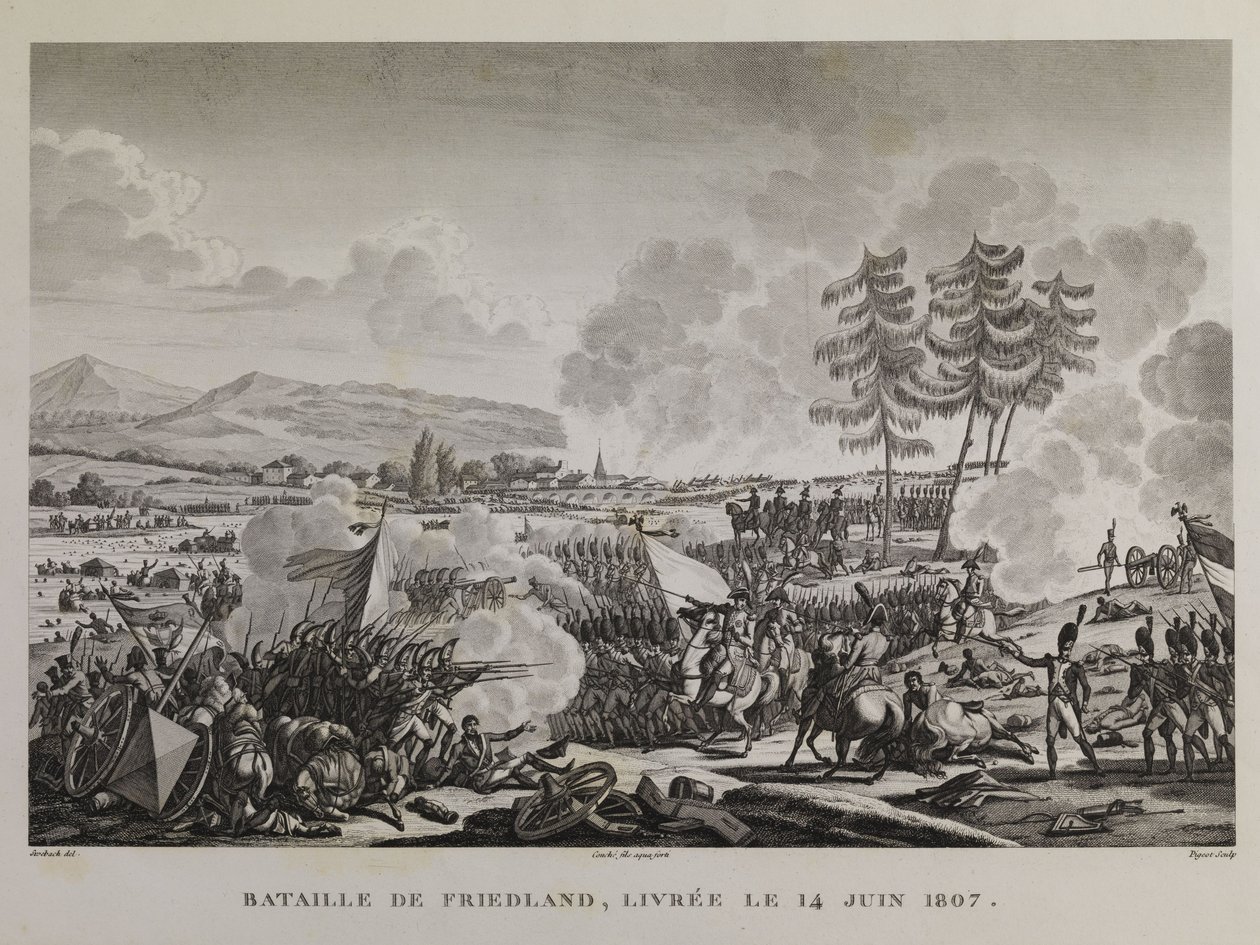 Slag bij Friedland, rond 14 juni 1807 door François Pigeot