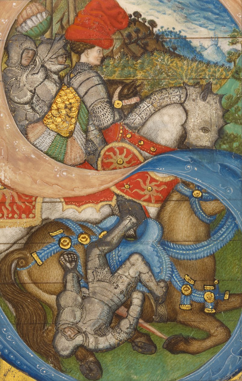 Eerste S: De bekering van Sint Paulus door Pisanello