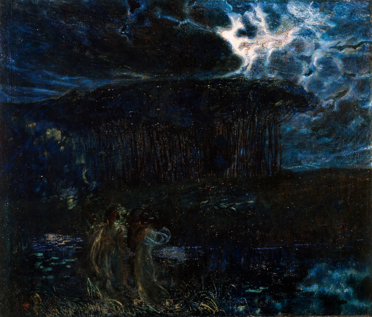 Symfonie van de Maan door Plinio Nomellini