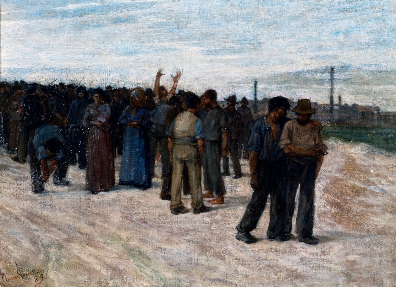 De staking door Plinio Nomellini