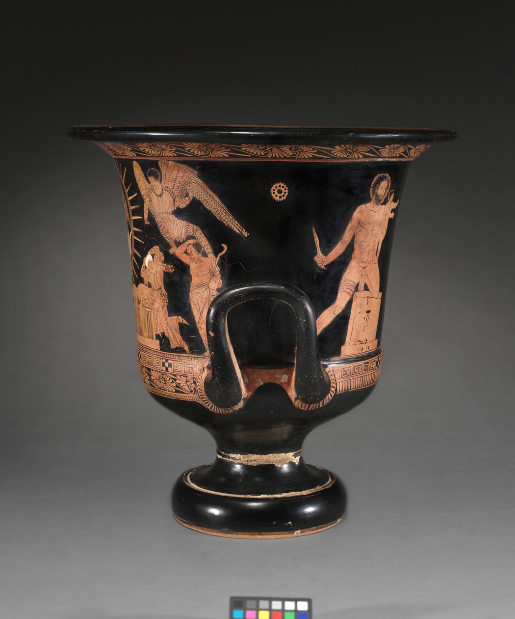 Lucanische calyx-krater, ca. 400 v.Chr. door Policoro Painter