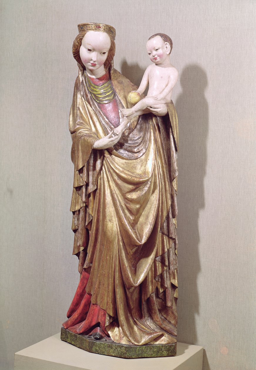 Maagd en Kind, ca. 1400 door Polish School