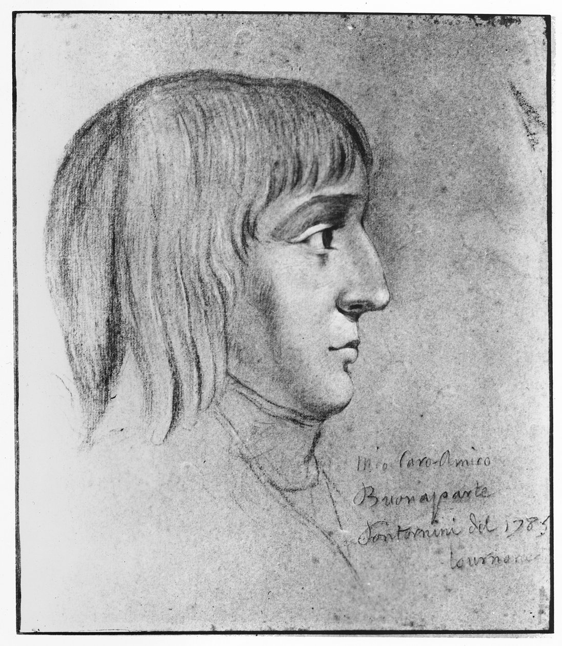 Napoleon Bonaparte, 16 jaar oud, 1785 door Pontornini