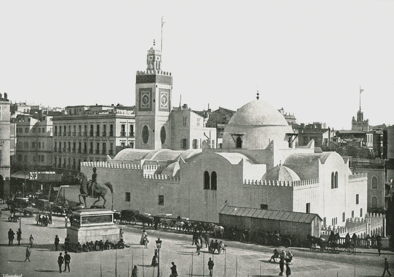 De Djamaa al-Djedid, Algiers, Algerije door Poulton and Co