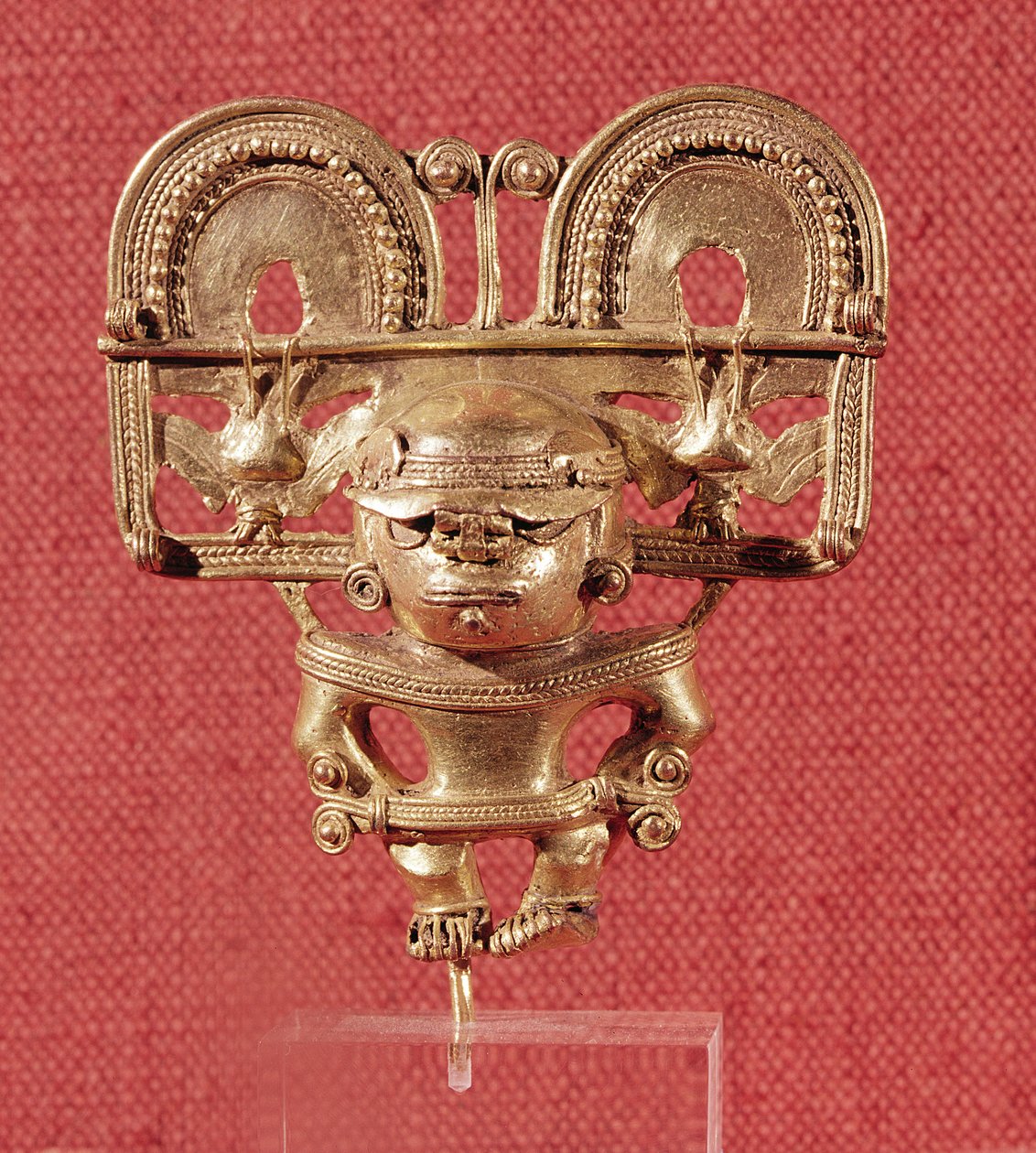 Antropomorf figuur, Tairona Cultuur (goud) door Pre Columbian