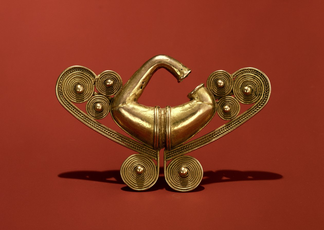 Neusornament, Tairona-cultuur door Pre Columbian