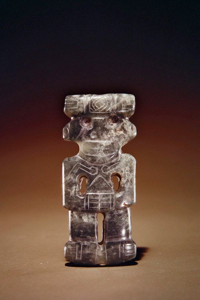 Beeldje hanger, uit Guacimo, Linea Vieja gebied door Pre Columbian Pre Columbian