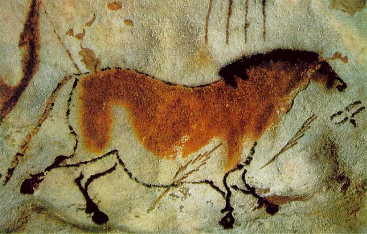 Een paard, c.15.000-10.000 v.Chr. door Prehistoric