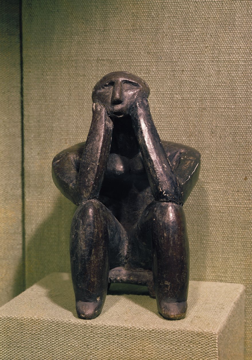 Denker van Cernavodă, Hamangia Cultuur, ca. 5000 v.Chr. door Prehistoric