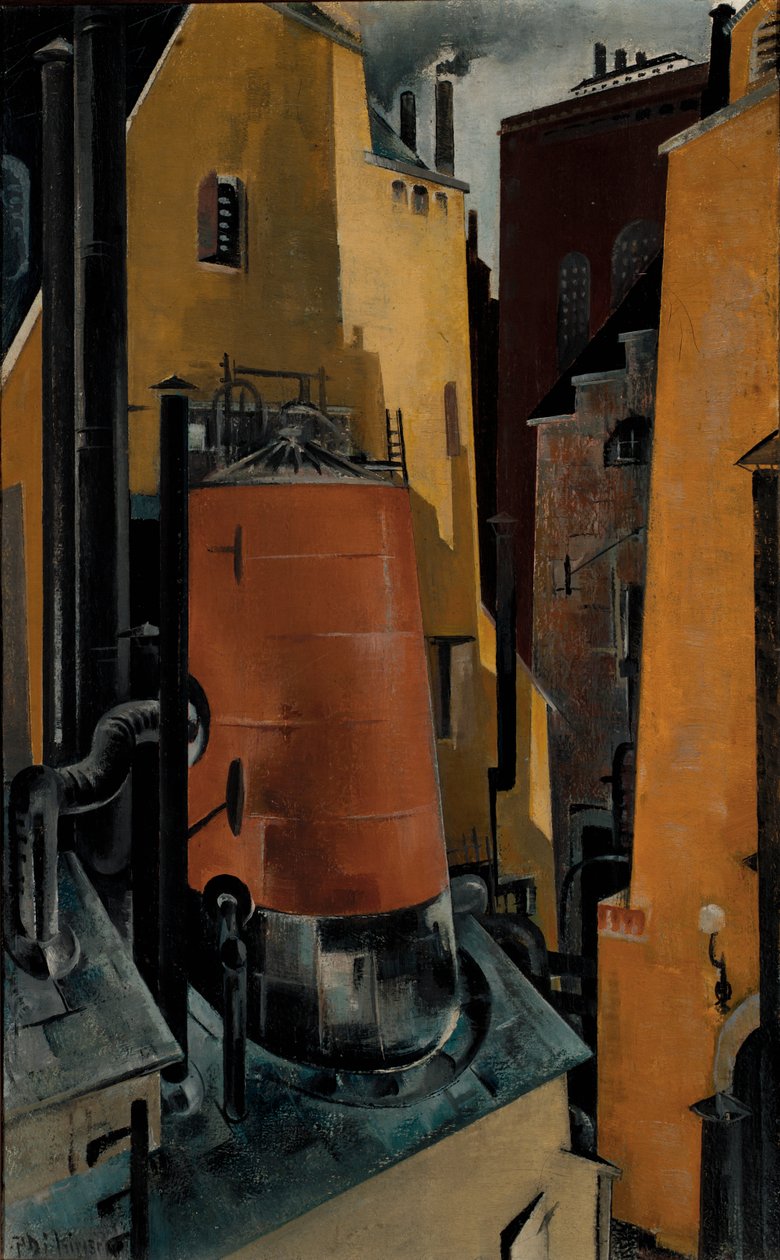 Industrie, ca. 1923 door Preston Dickinson