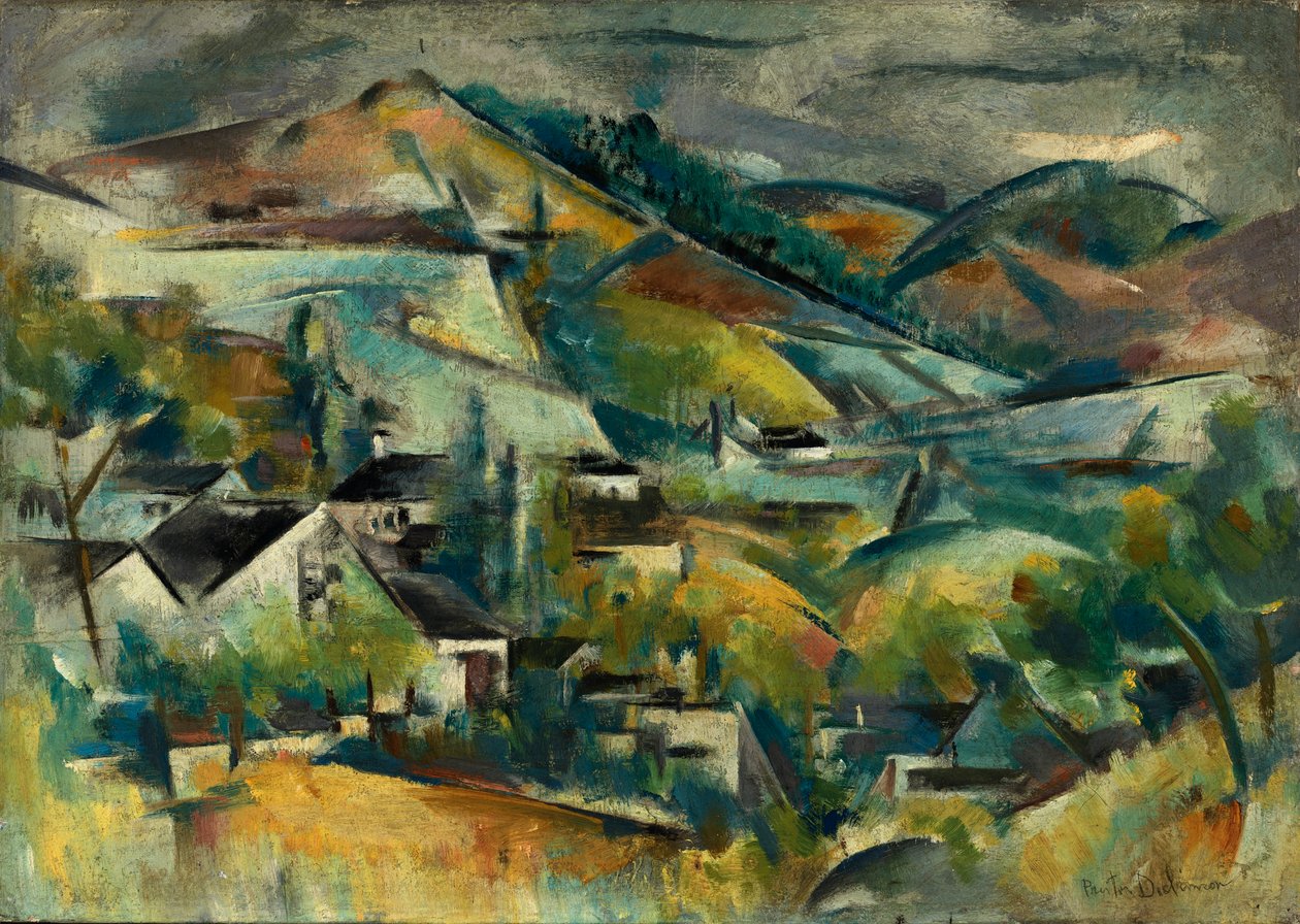 Quebec, ca. 1925 door Preston Dickinson