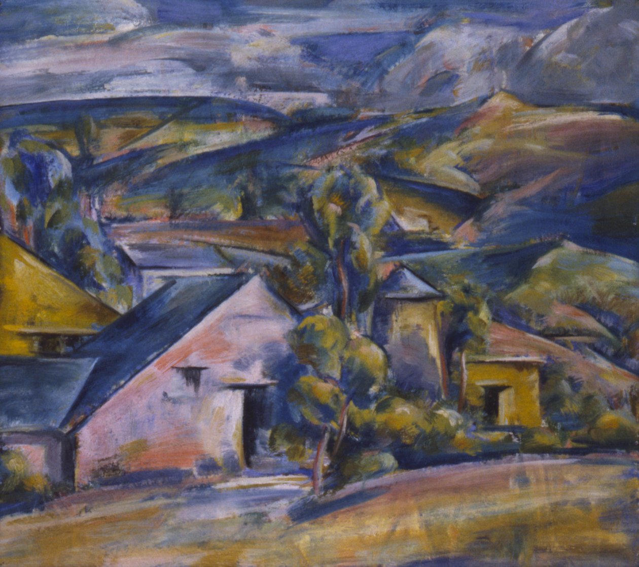 De heuvels door Preston Dickinson
