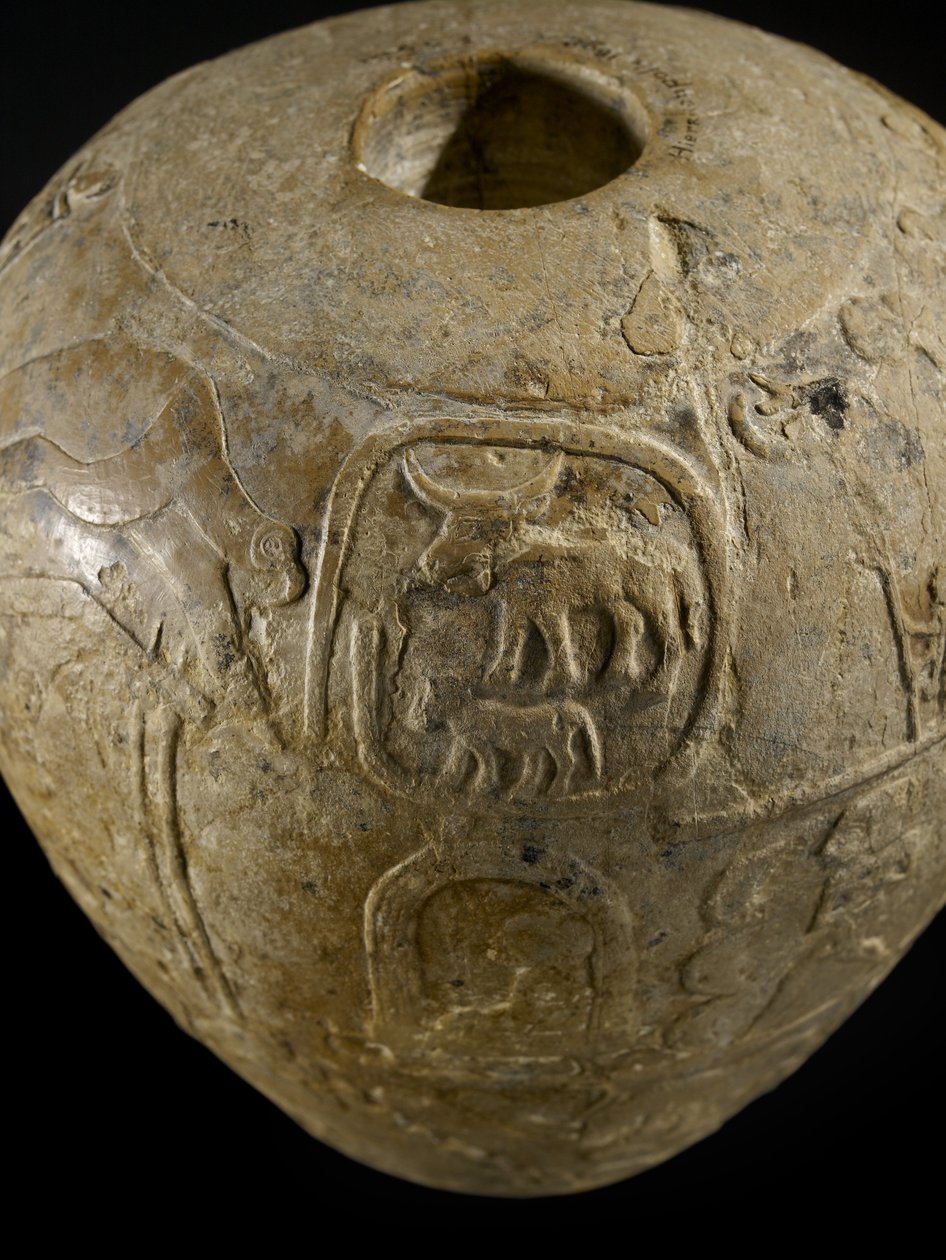 Knotskop van Narmer door Protodynastic Period Egyptian