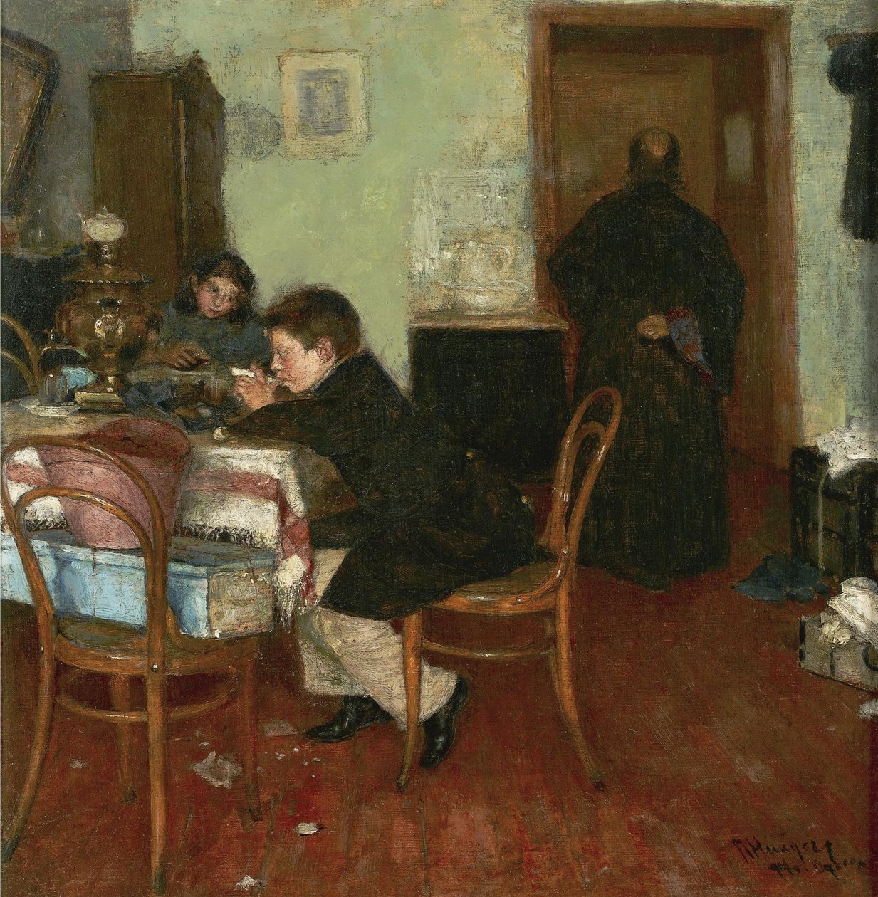 Theetijd voor Kinderen, 1894 door Pyotr Alexandrovich Nilus
