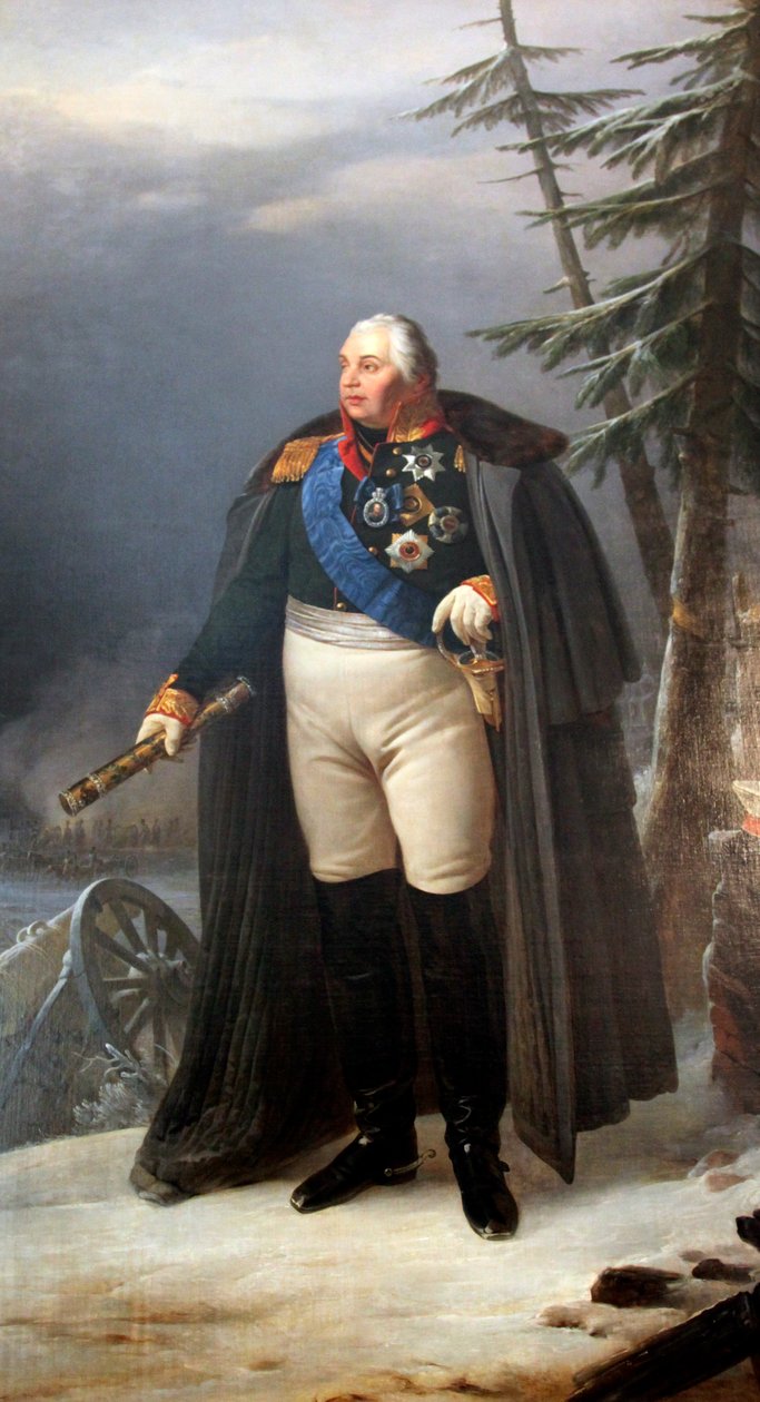 Mikhail Koetoezov, Russische soldaat, 1833-1834 door Pyotr Basin