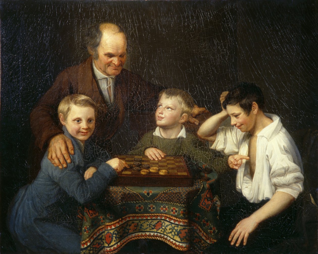 Het damspel door Pyotr Ivanovich Pnin