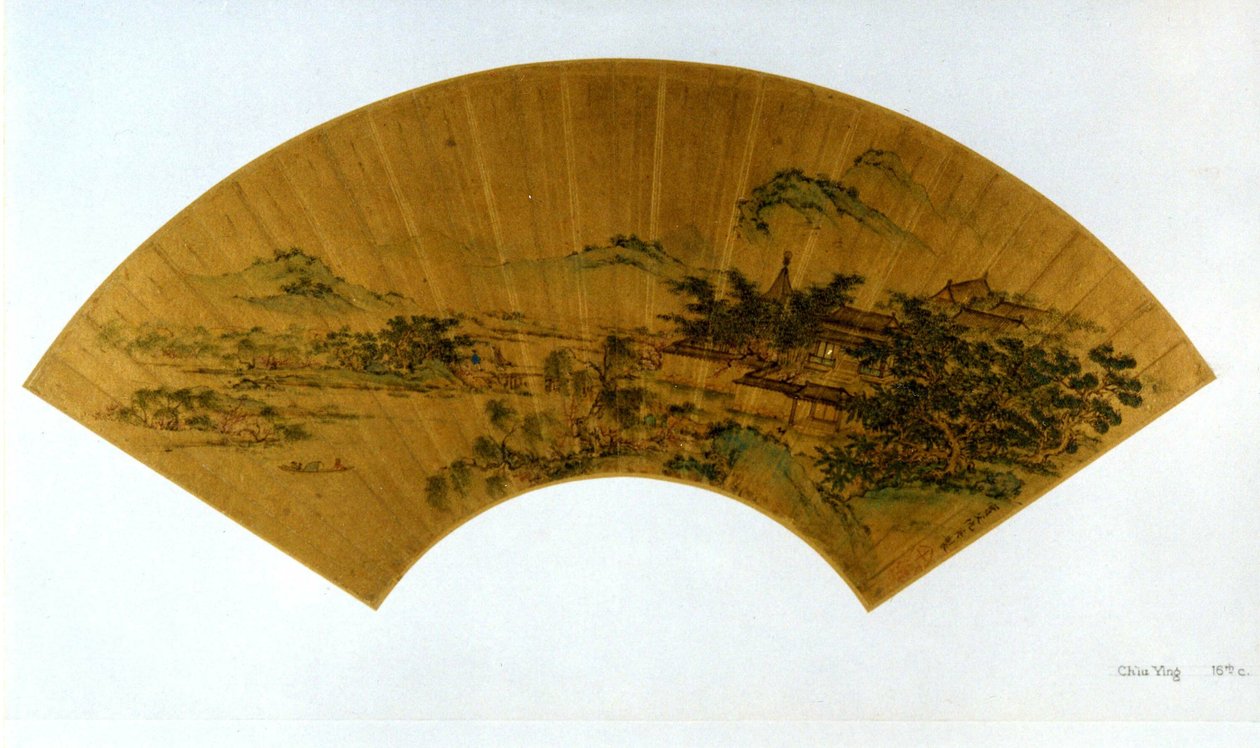 Landschap door Qiu Ying