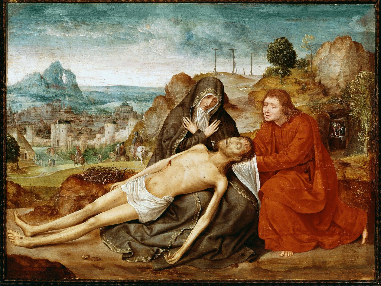 Pieta door Quentin Massys or Metsys