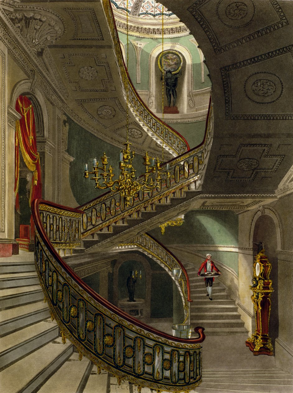 De grote trap, Carlton House door R.G. Reeve