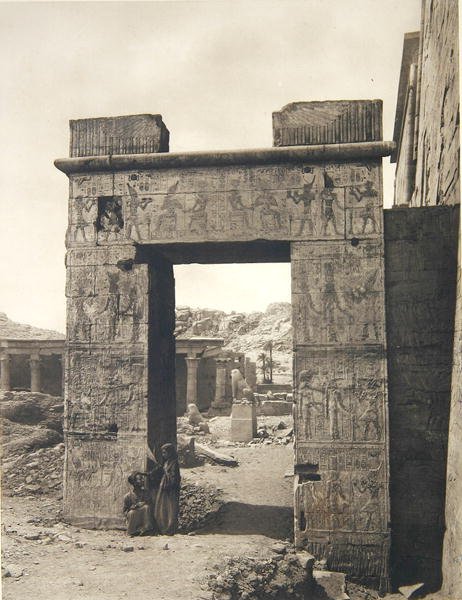 Tempel van Isis in Philae door R.M. Junghaendel