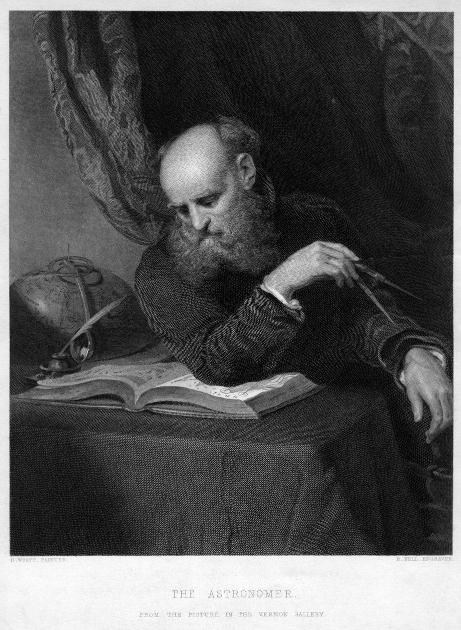 De Astronoom, 19e eeuw door R. Bell